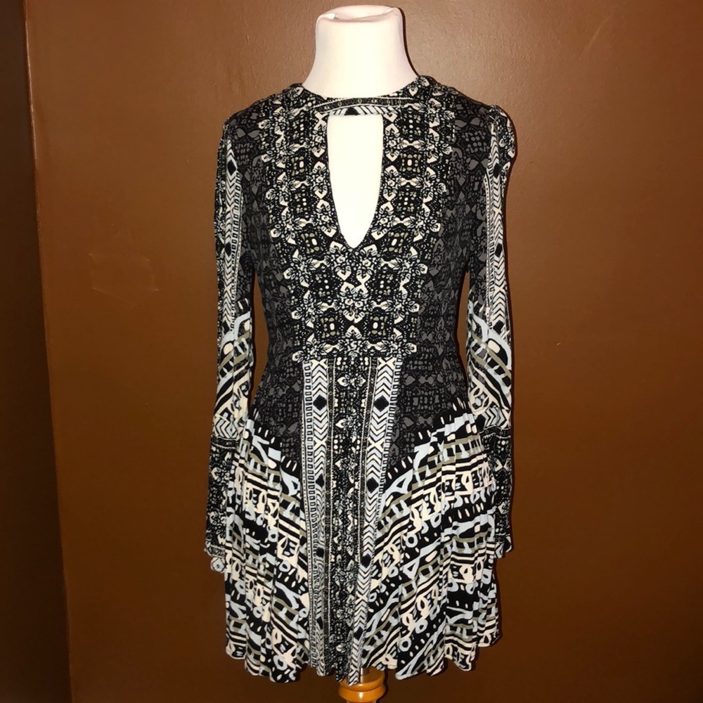 EUC Free People Long Sleeve Dress, Size 2!